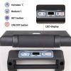 ZOKOP American Standard BCD42 DC12V / 24V AC100-120V 42L / 44 Quart / 1.47CU.FT Compressor Key Display Car Refrigerator Plastic Black Light Gray RT