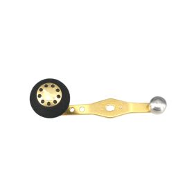 Fishing Reel All-metal Single Rocker Arm (Option: BlackÂ Gold)