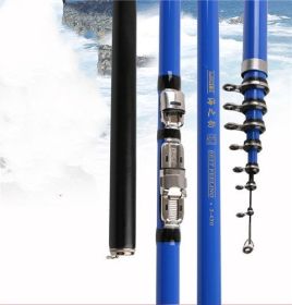 Rocky Rod Carbon Super Light Hard Rocky Fishing Rod Throwing Short Fishing Set (Option: 4.5meters-No fishing reel)