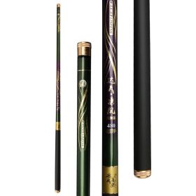 High Carbon Fishing Rod Light Hard 6H19 Tune Black Pit Hand Rod Short Pitch Fishing Rod (Option: 5.4m)