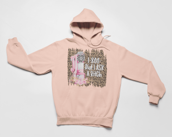 1-800 Did I Ask Hoodie (Color: Heather Prism Peach, size: X-Large)