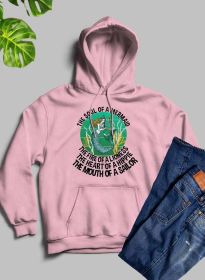The Soul Of A Mermaid Hoodie (Color: Pink, size: medium)