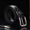 Genuine Leather Men's Belt Fashion Alloy Pin Buckle Belts Fashion Luxury Jeans Belts For Men Business Belt Female Belt